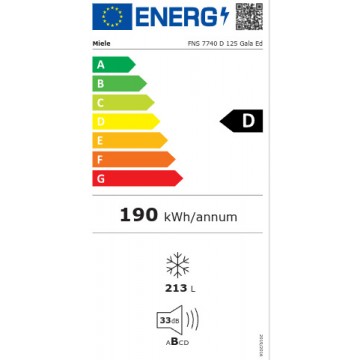 Miele FNS 7740 D 125 Gala Ed Εντοιχιζόμενος Όρθιος Καταψύκτης 213lt Miele FNS 7740 D 125 Gala Ed Εντοιχιζόμενος Όρθιος Καταψύκτης 213lt